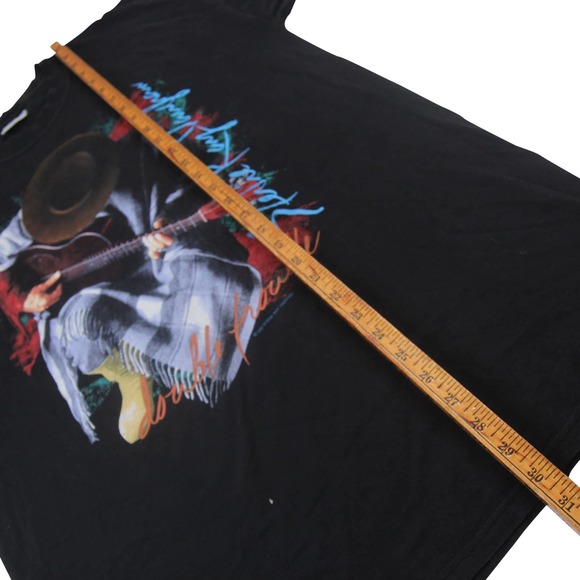 Vintage 1989 Stevie Ray Vaughan Double Trouble Graphic Band T Shirt - Picture 4 of 7